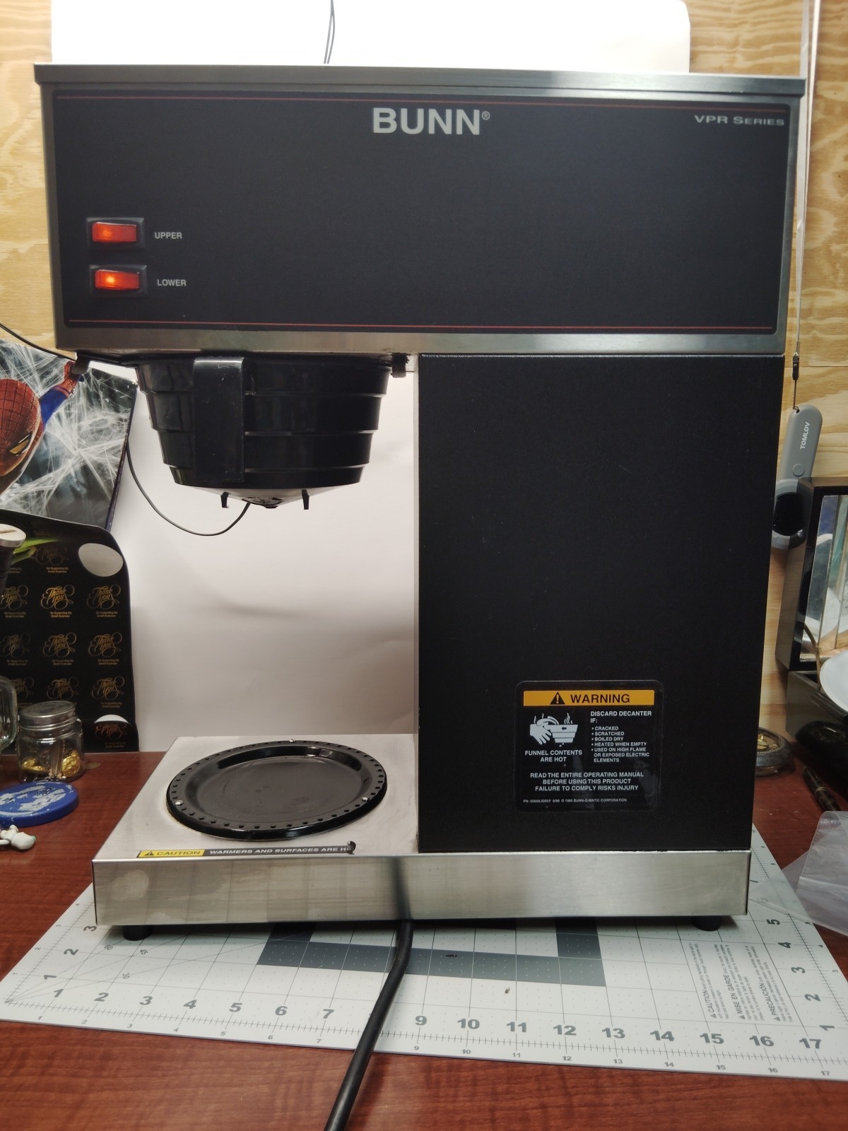 Bunn Vpr 0286116 VPR 12 Cup Pourover Coffee Brewer w/ 2 Warmers Bunn Vpr 0286116 VPR 12 Cup Pourover Coffee Brewer w/ 2 Warmers