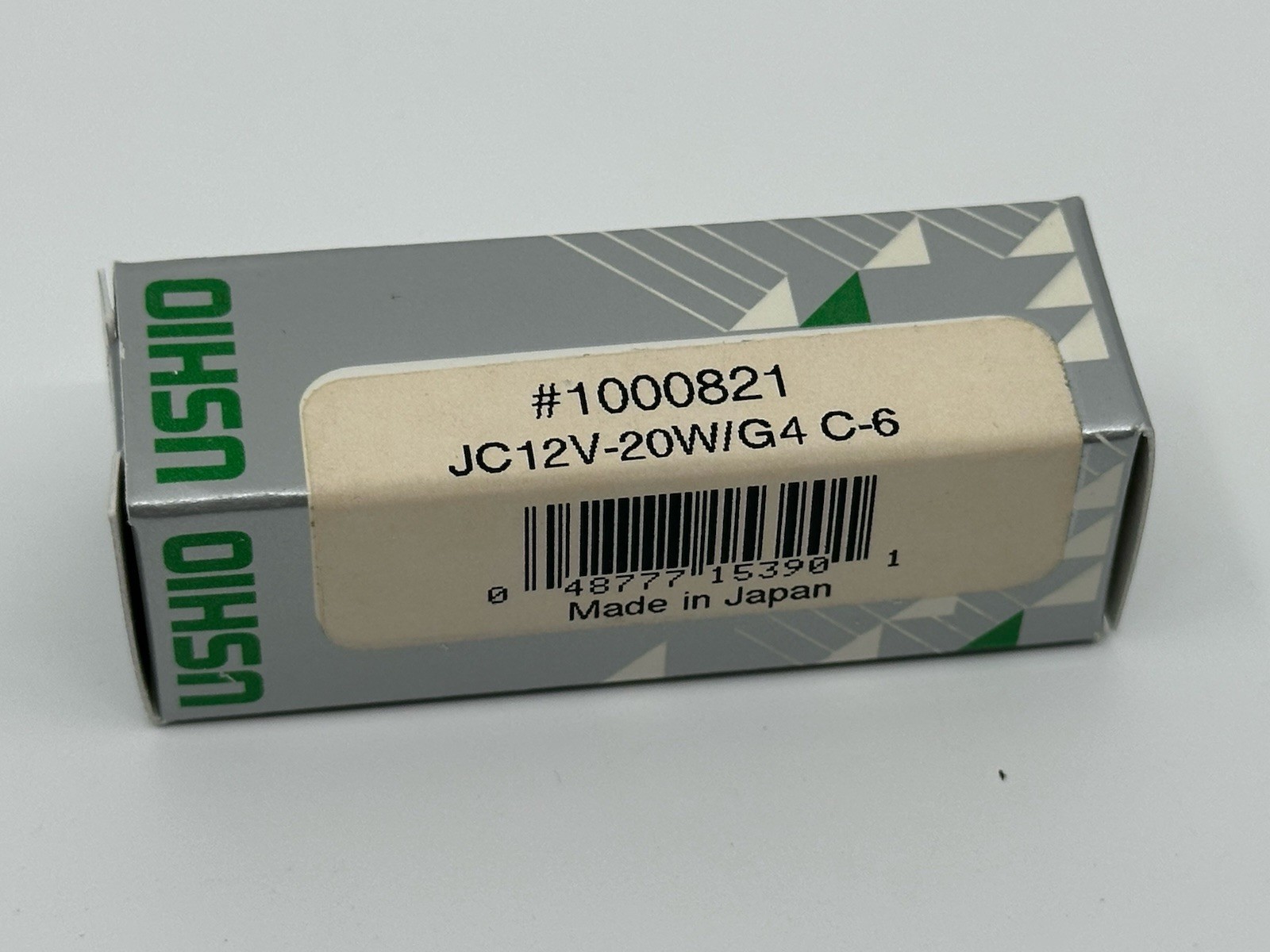 Ushio JC12V 20W G4 C6 12V-20W Lamp Bulb New In Box #1000821 Ushio JC12V 20W G4 C6 12V-20W Lamp Bulb New In Box #1000821