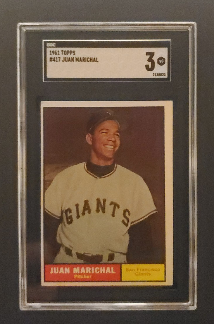1961 Topps Juan Marichal #417 RC SGC 3 San Francisco Giants HOF 1961 Topps Juan Marichal #417 RC SGC 3 San Francisco Giants HOF