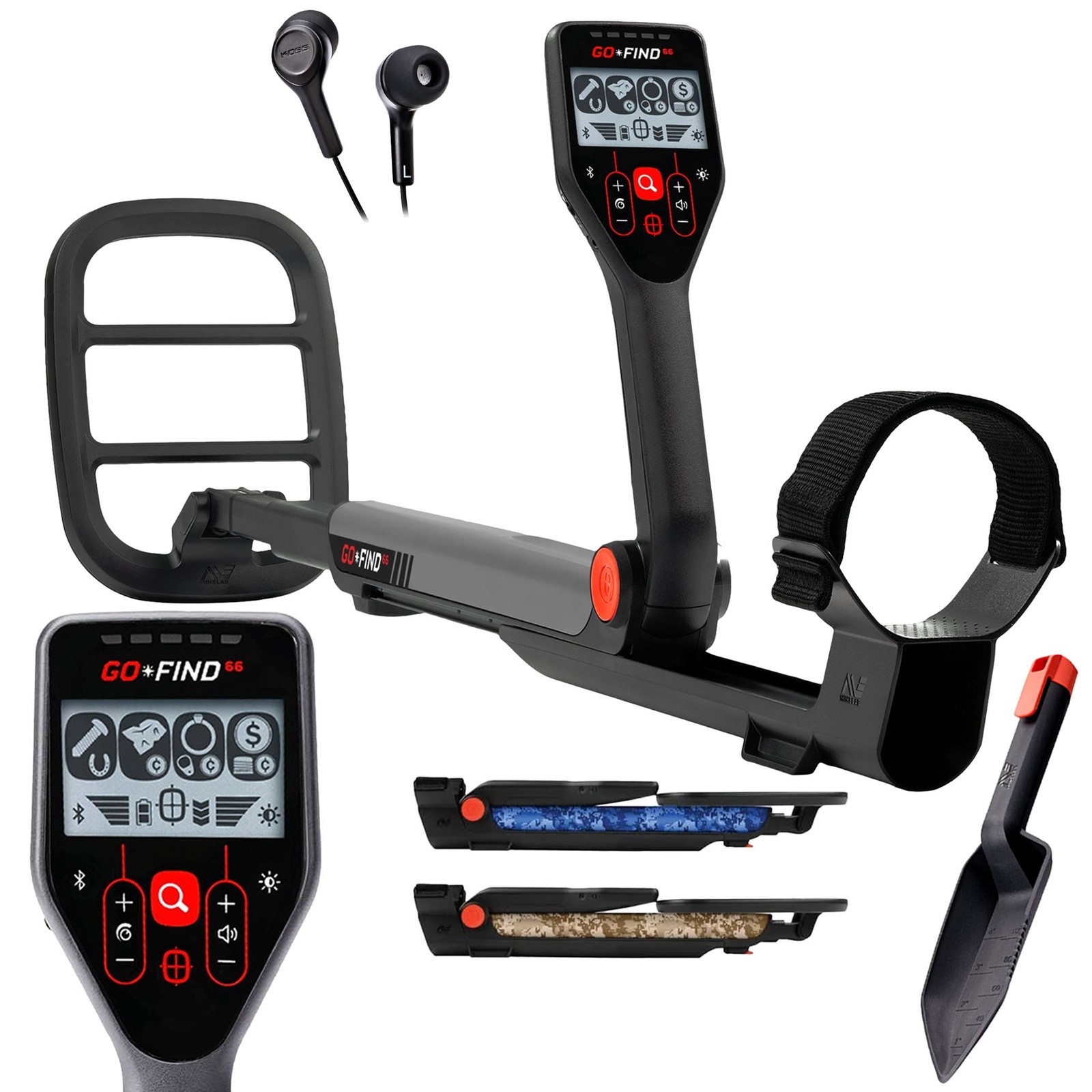 Minelab GO-FIND 66 Metal Detector with 10\