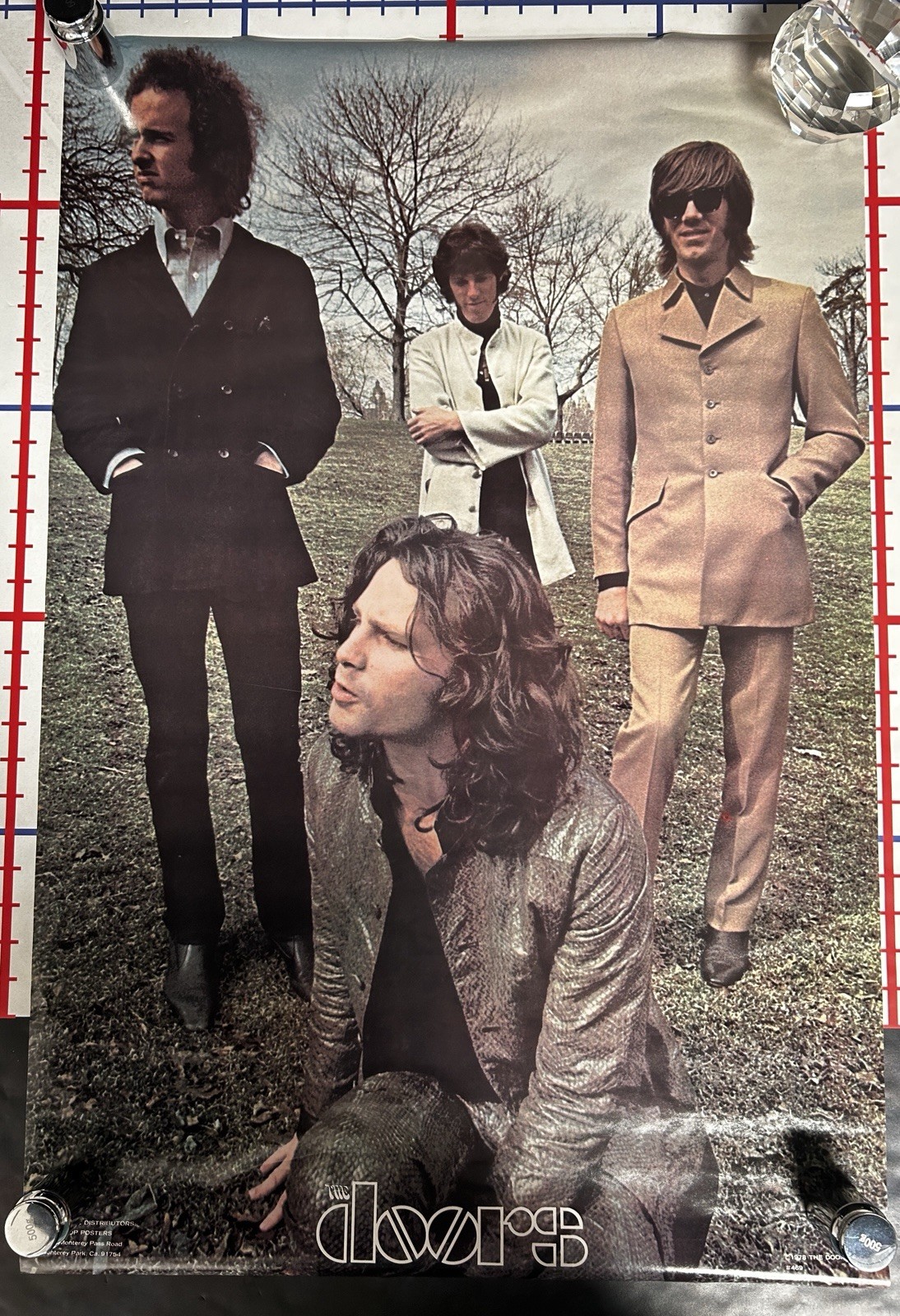 Jim Morrison The Doors  1978 ORIGINAL VINTAGE poster 23 x 35