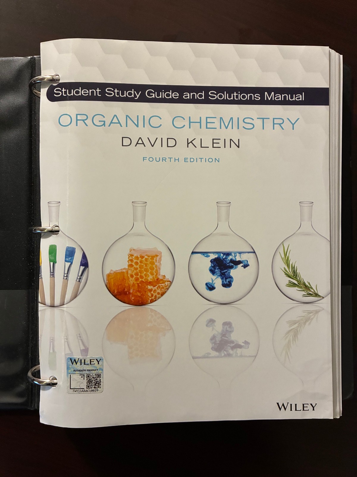Organic Chemistry student study guide by David Klein, 4th edition, loose leaf