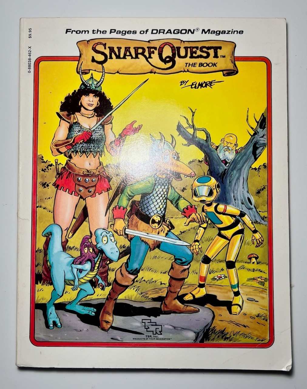 SnarfQuest Dragon Magazine Larry Elmore 1987 TSR Softcover Vintage Graphic Novel