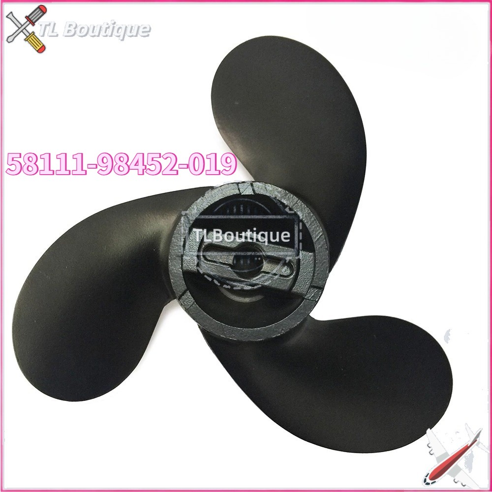 7-1/2x4-3/4 Propeller 58111-98452-019 for Suzuki Engine 2HP 2.2HP 2.5HP Outboard 7-1/2x4-3/4 Propeller 58111-98452-019 for Suzuki Engine 2HP 2.2HP 2.5HP Outboard