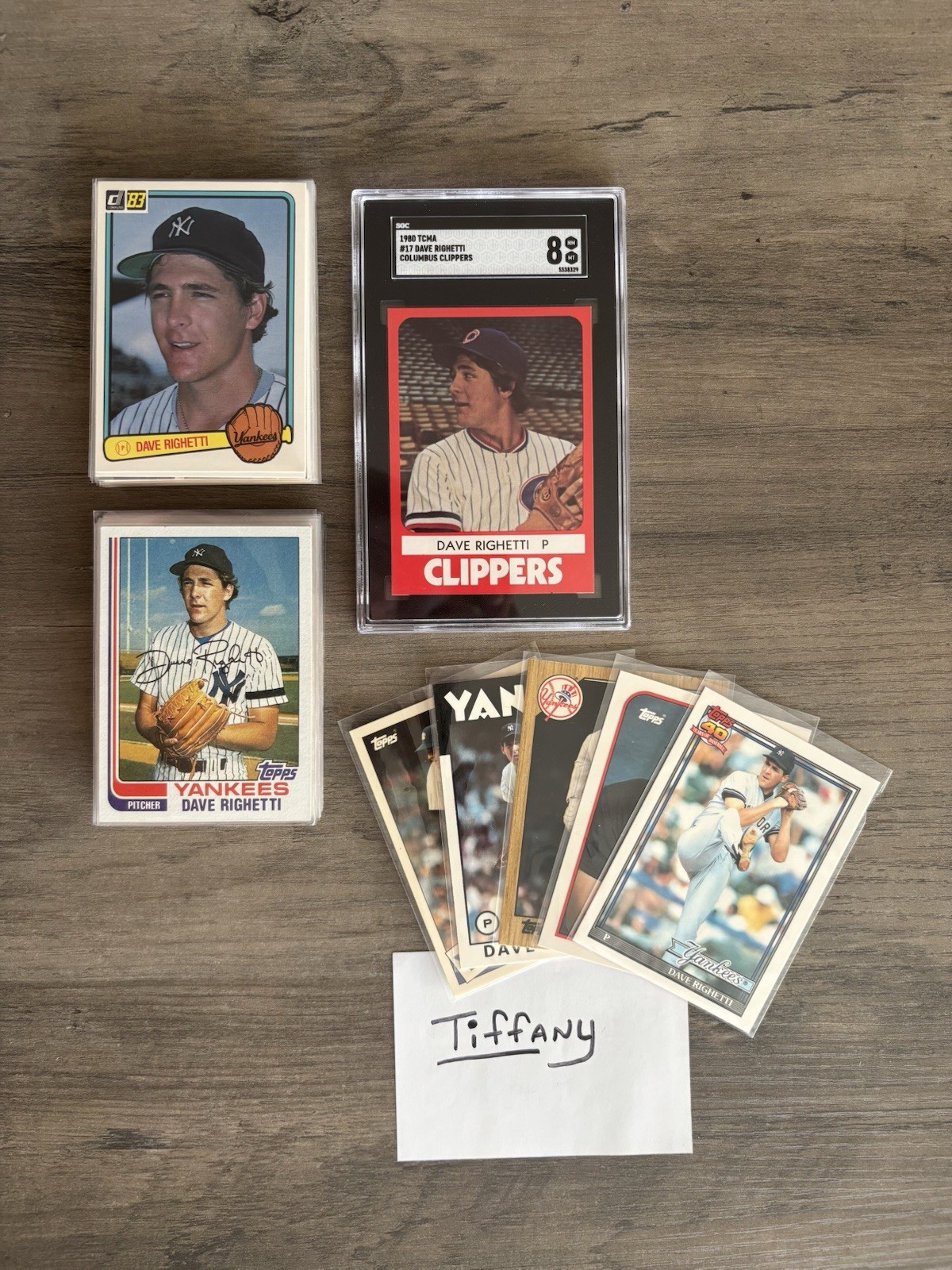 Dave Righetti Lot Of 41 with TCMA Minor League RC SGC 8 RARE Low Pop & TIFFANY Dave Righetti Lot Of 41 with TCMA Minor League RC SGC 8 RARE Low Pop & TIFFANY