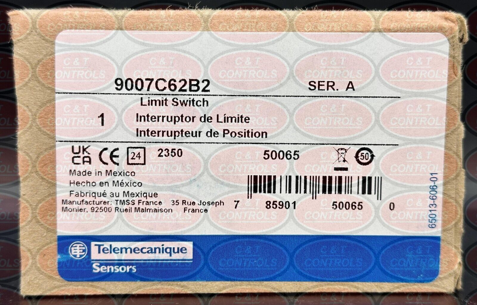 Square D / Telemecanique  9007C62B2 Limit Switch New In Box USA Stock