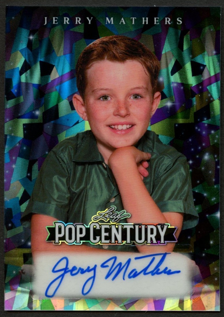 Jerry Mathers signed autograph 2026 Leaf Pop Century Card 2/15 Jerry Mathers signed autograph 2026 Leaf Pop Century Card 2/15