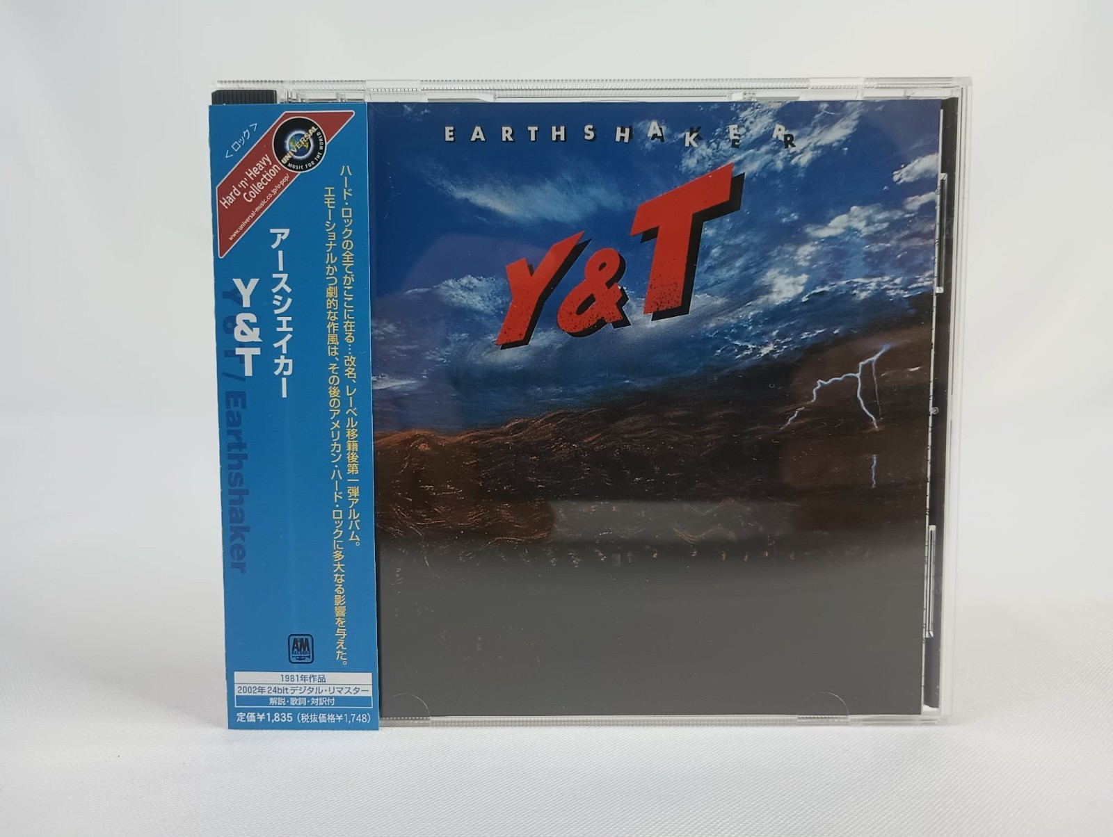 Y&T Earthshaker A&M UICY-3736 Japan OBI CD Remaster 2002 Y&T Earthshaker A&M UICY-3736 Japan OBI CD Remaster 2002
