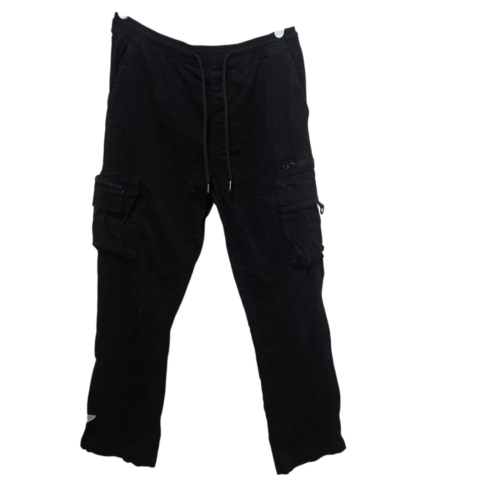 Brooklyn Cloth Cargo Jogger Pants Mens M Black Stretch Utility Tactical Drawstri