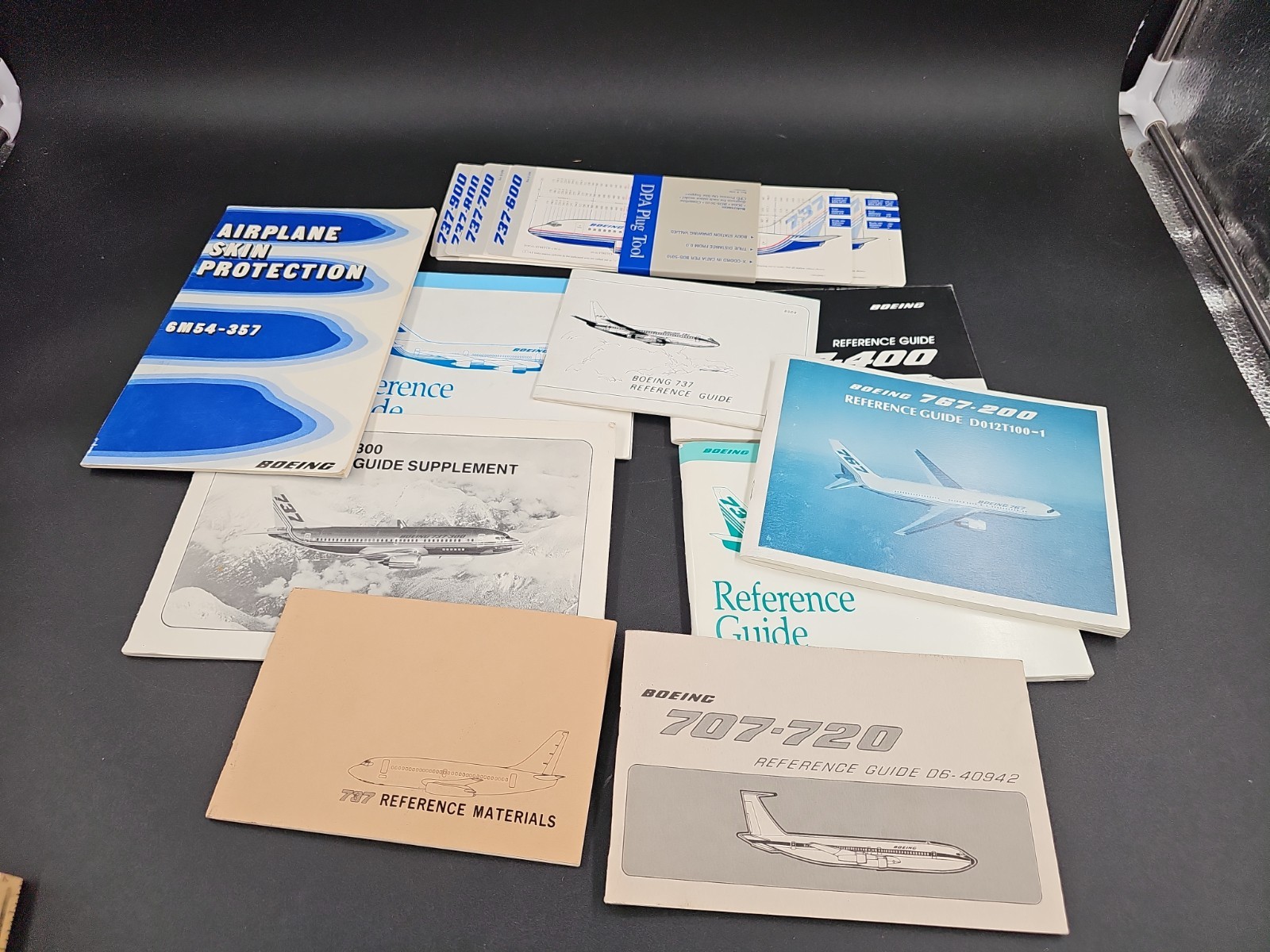 Vintage Boeing Issued Reference Guides Lot of 9:  707-720, 767,  737, 747, 