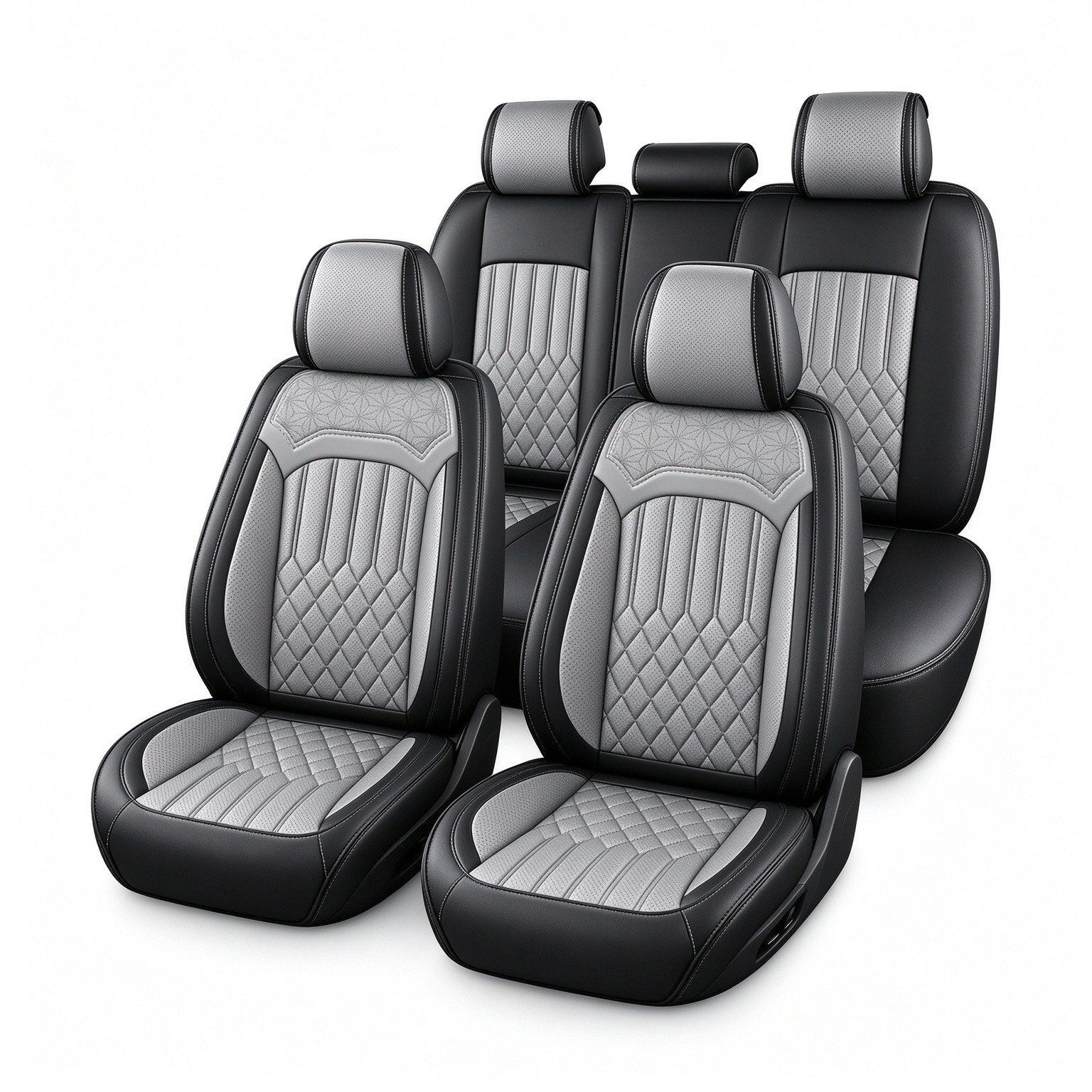 AIZDLBB Car 5-Seat Covers Faux Leather For Hyundai Elantra 2017-2026  Protector