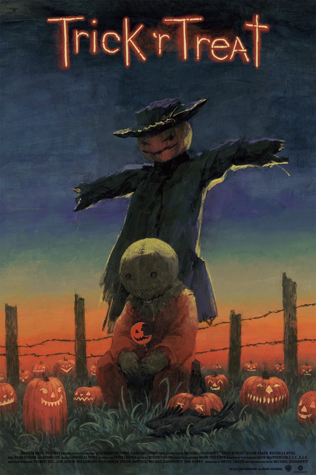 Hans Woody Trick \'r Treat Variant  Acrylic Panel Print From Bottleneck Gallery