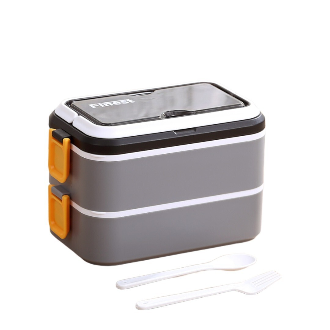 stackable stainless steel lunch box,1400ML Bento box-Utensil set-Leak free stackable stainless steel lunch box,1400ML Bento box-Utensil set-Leak free