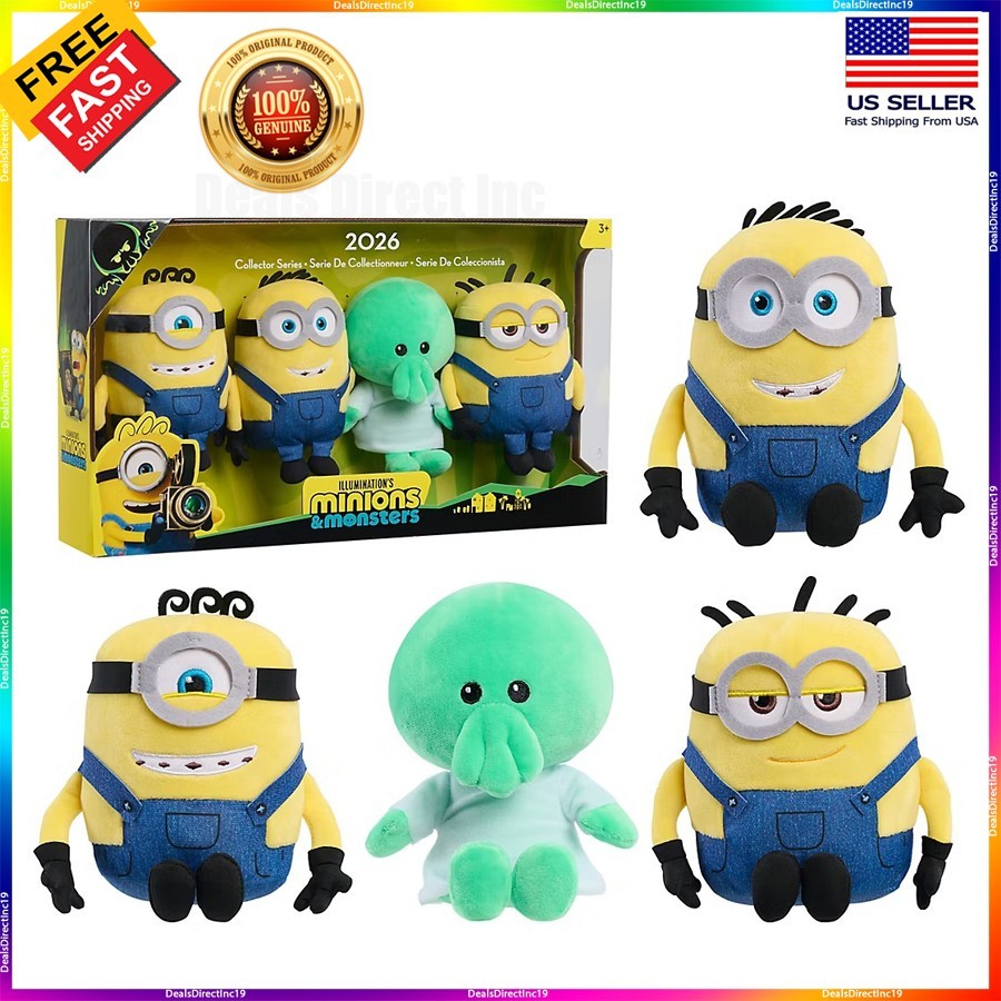 Illumination's Minions & Monsters 2026 Collector Series Plush Set Illumination's Minions & Monsters 2026 Collector Series Plush Set
