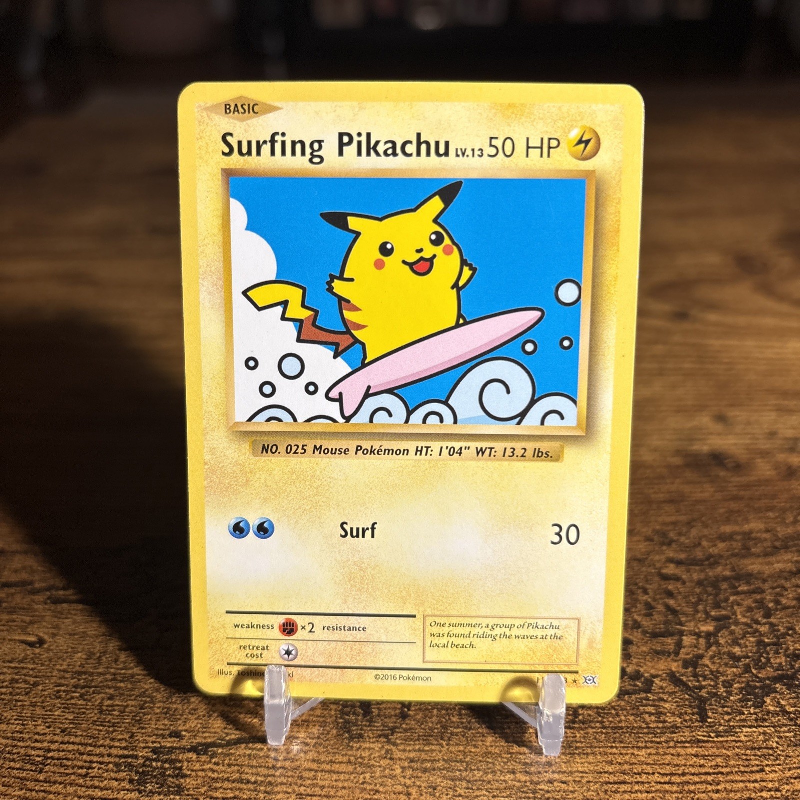 Surfing Pikachu 111/108 Evolutions Regular Surfing Pikachu 111/108 Evolutions Regular