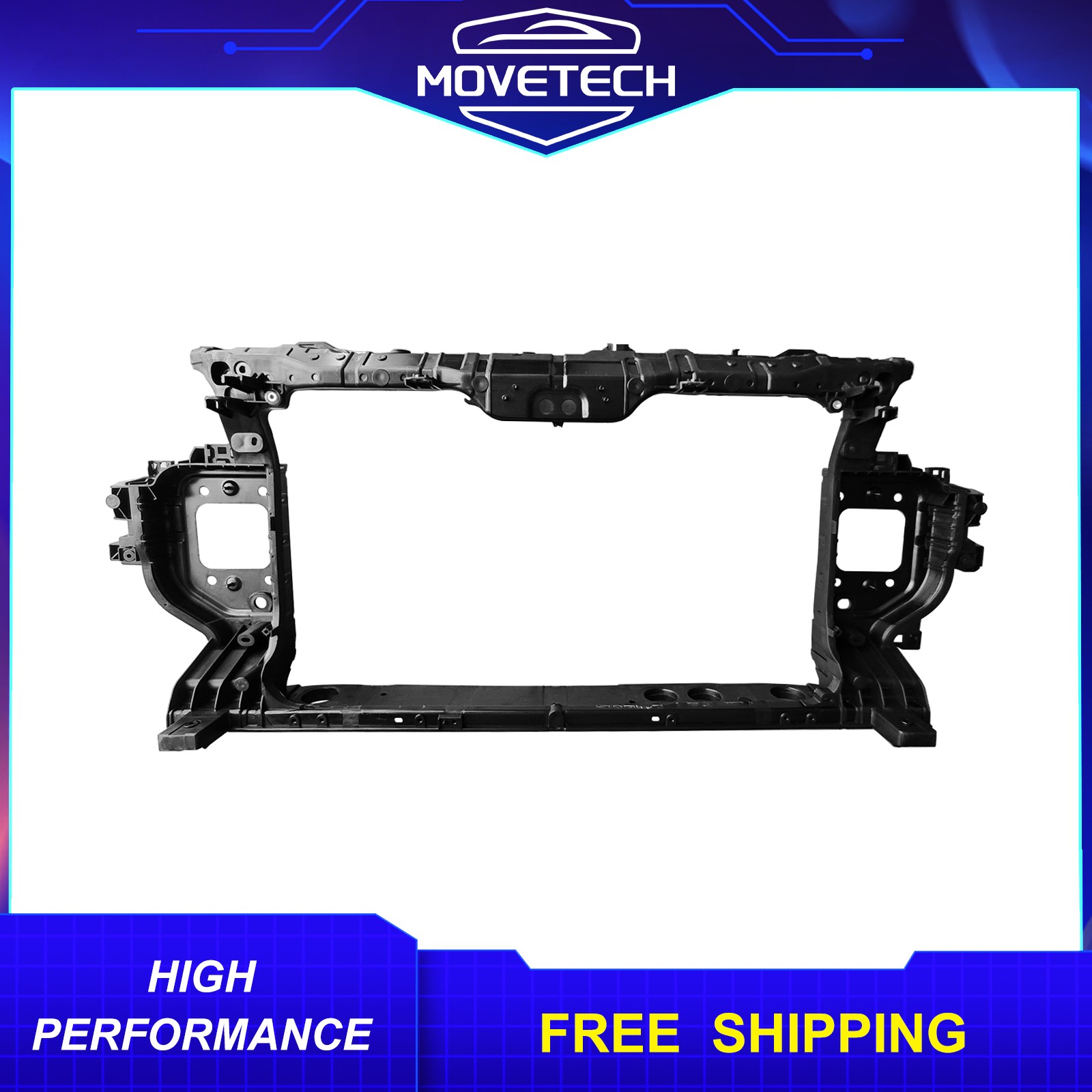 Radiator Support Core Black For 2021 2022 2023 2024 Kia K5 1.6L 2.5L 64101L3000 Radiator Support Core Black For 2021 2022 2023 2024 Kia K5 1.6L 2.5L 64101L3000