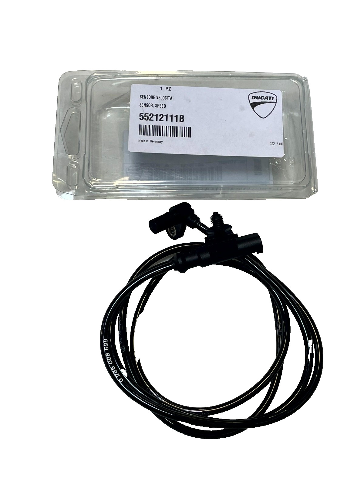 New Ducati Multistrada Panigale Monster ABS Wheel Speed Sensor BLK OEM 55212111B New Ducati Multistrada Panigale Monster ABS Wheel Speed Sensor BLK OEM 55212111B