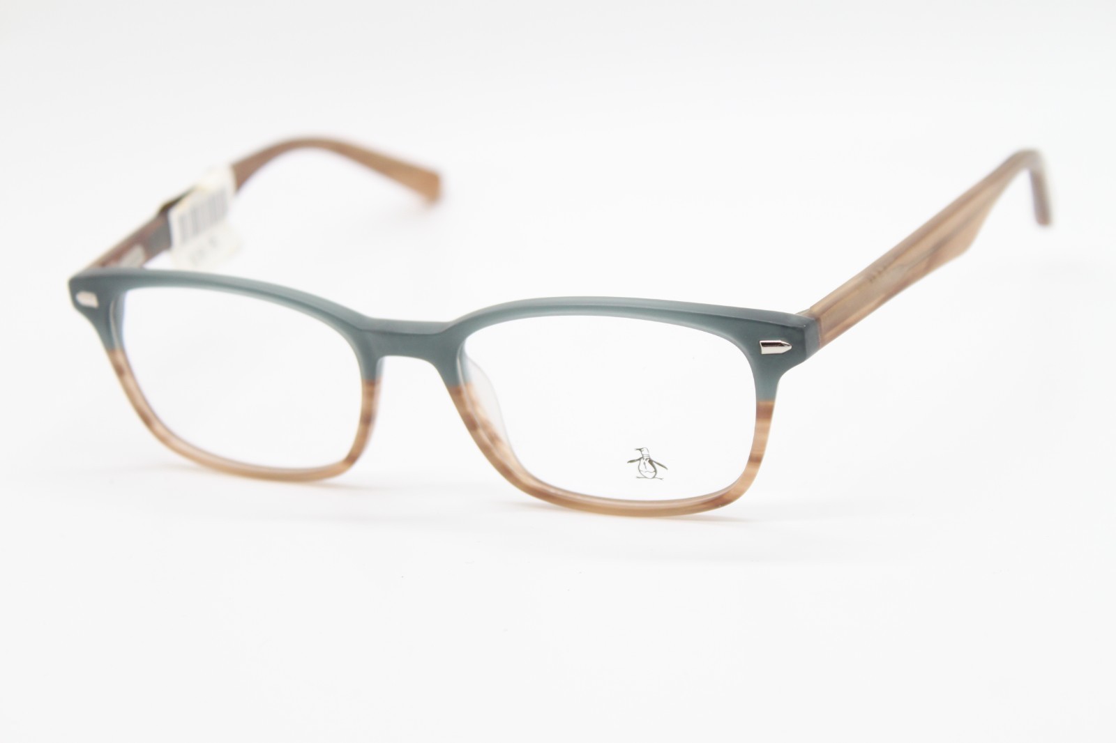 NEW PENGUIN THE CLYDE RP BLUE BROWN AUTHENTIC EYEGLASSES 52-18