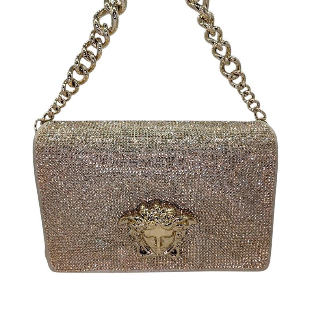 Versace Crystal Medusa Sultan Convertible Shoulder Bag & Clutch