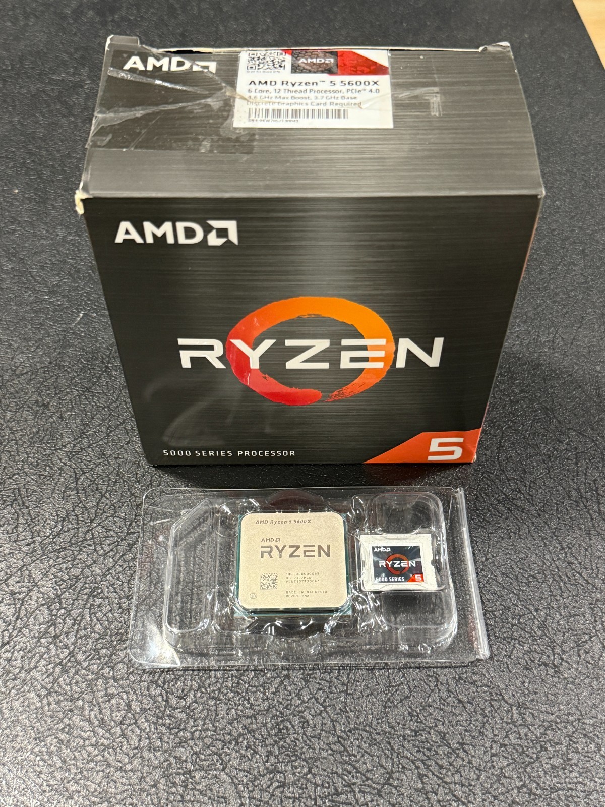 AMD Ryzen 5 5600X Desktop Processor (3.7GHz, 6 Cores, AM4 CPU) 100-100000065 AMD Ryzen 5 5600X Desktop Processor (3.7GHz, 6 Cores, AM4 CPU) 100-100000065