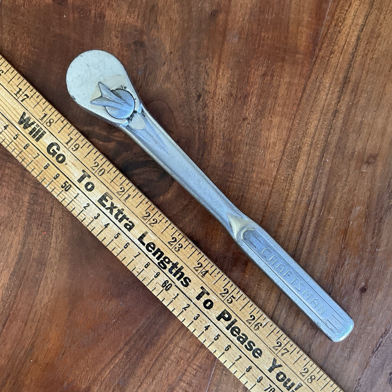 Vintage Craftsman =V= 1/2” Drive Flying V Ratchet w/Oil Port Vintage Craftsman =V= 1/2” Drive Flying V Ratchet w/Oil Port