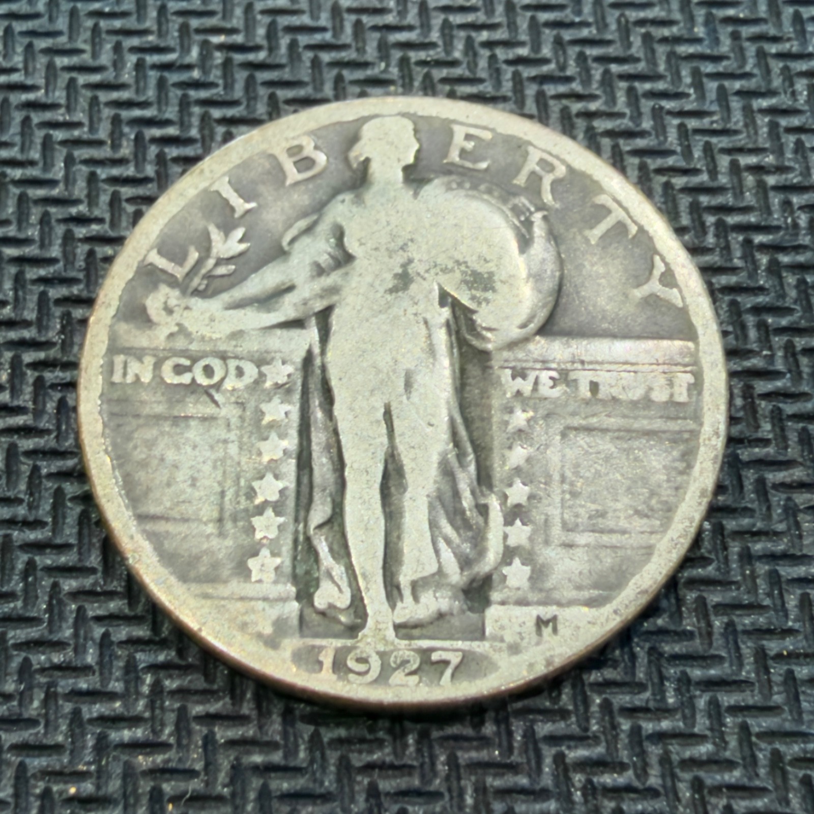 1927 P Standing Liberty Quarter 25C Business Strike 90% Silver 1927 P Standing Liberty Quarter 25C Business Strike 90% Silver