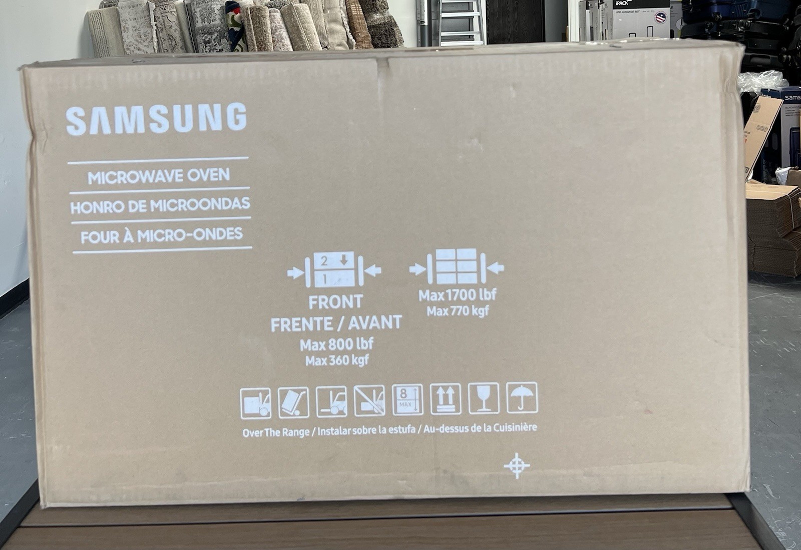 Samsung ME21DG6300SR 2.1 cu ft Over-the-Range Microwave Wi-Fi Stainless Steel