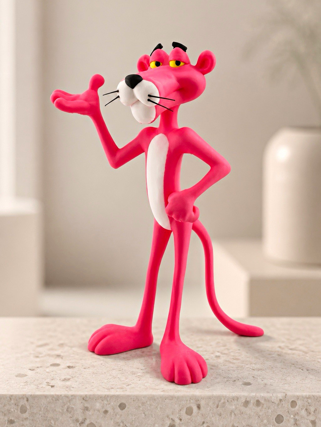 Pink Panther Animation Character Figurine The Pink Panther Franchise Figure Pink Panther Animation Character Figurine The Pink Panther Franchise Figure