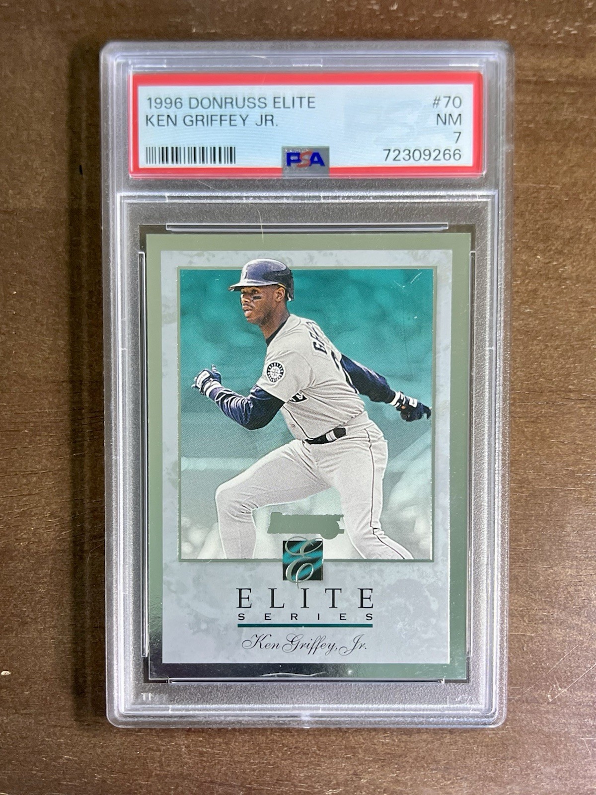 1996 Donruss Elite #70 Ken Griffey Jr /10000 HOF PSA 7