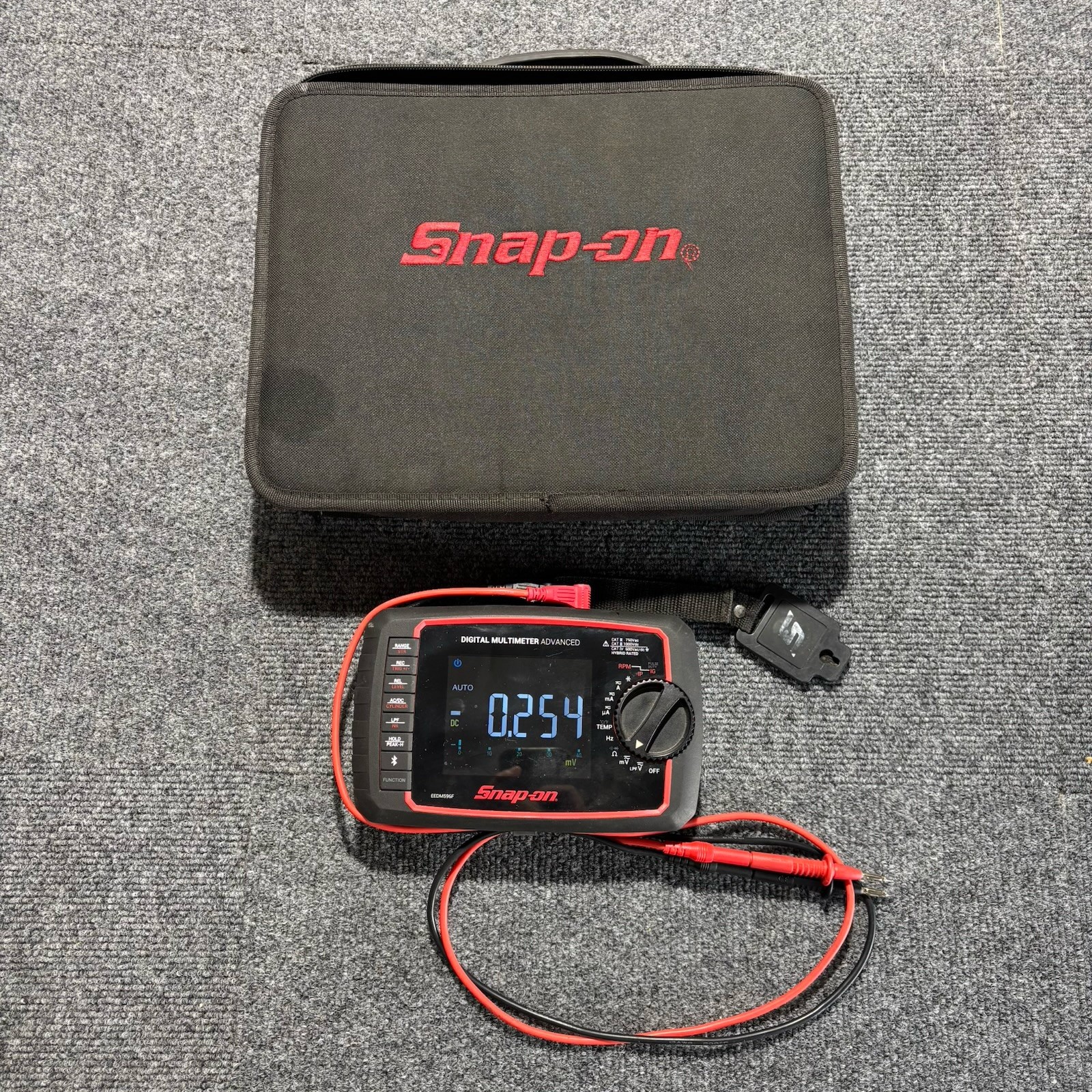 Snap-On EEDM596F Digital Multimeter Advanced W/ Case & Accessories Snap-On EEDM596F Digital Multimeter Advanced W/ Case & Accessories