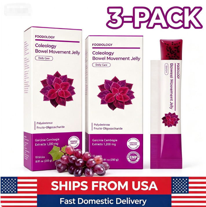 3pc FOODOLOGY Jelly Bowel Movement Coleology 10 Days - Garcinia Cambogia HCA 3pc FOODOLOGY Jelly Bowel Movement Coleology 10 Days - Garcinia Cambogia HCA