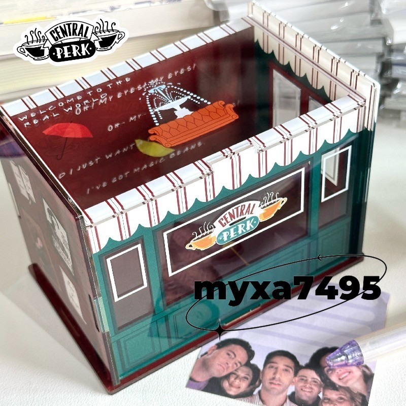 TV Show Friends Central Perk Acrylic Desk Organizer Storage Box Gifts Toy New
