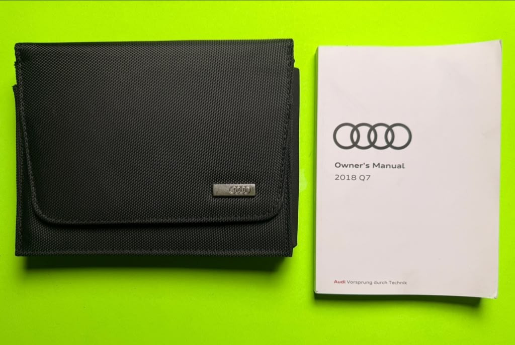 2018 AUDI Q7 Factory Owners Manual & Case *OEM*