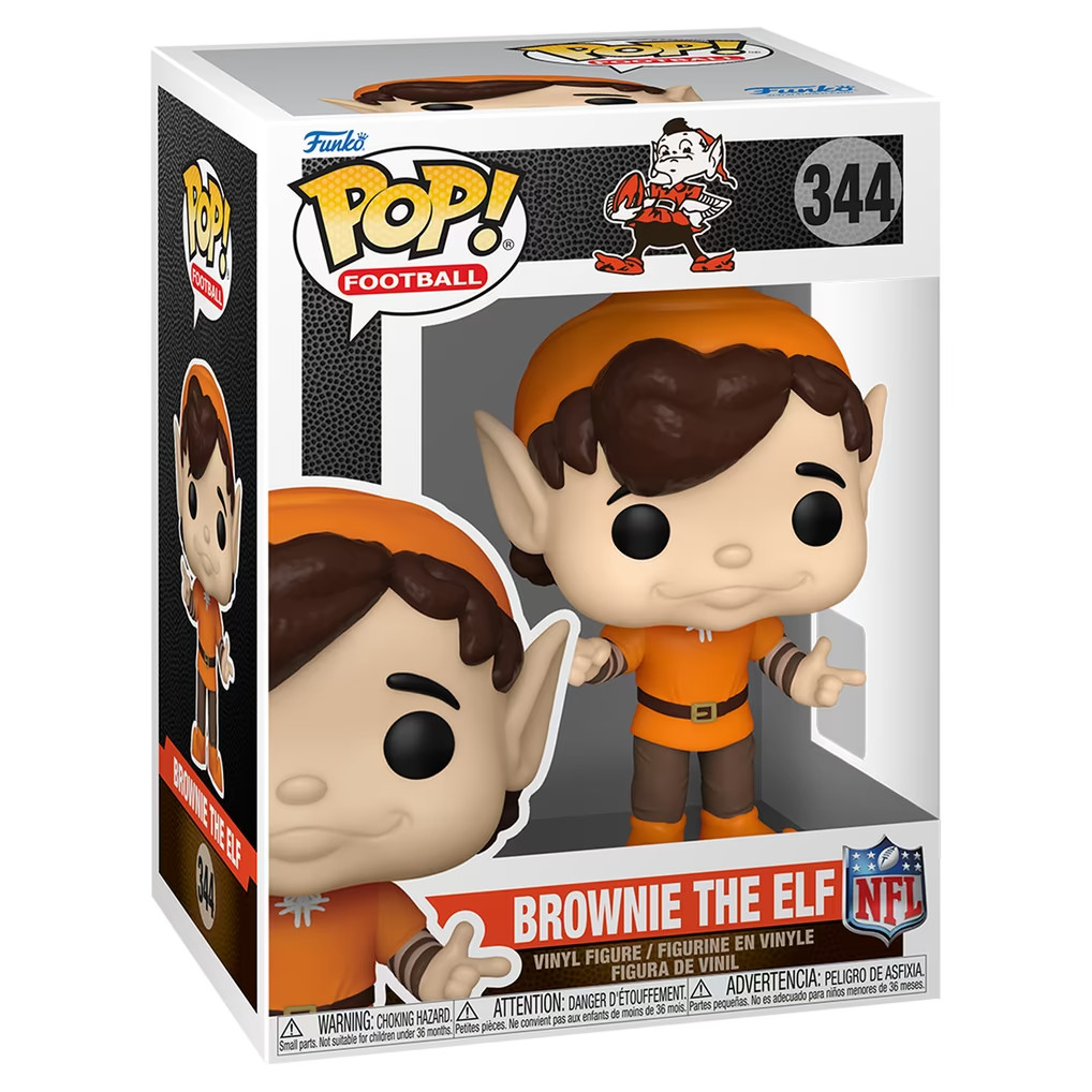 [ BIG SALE ] Cleveland Browns Funko Brownie The Elf POP Vinyl Figure - US STOCK