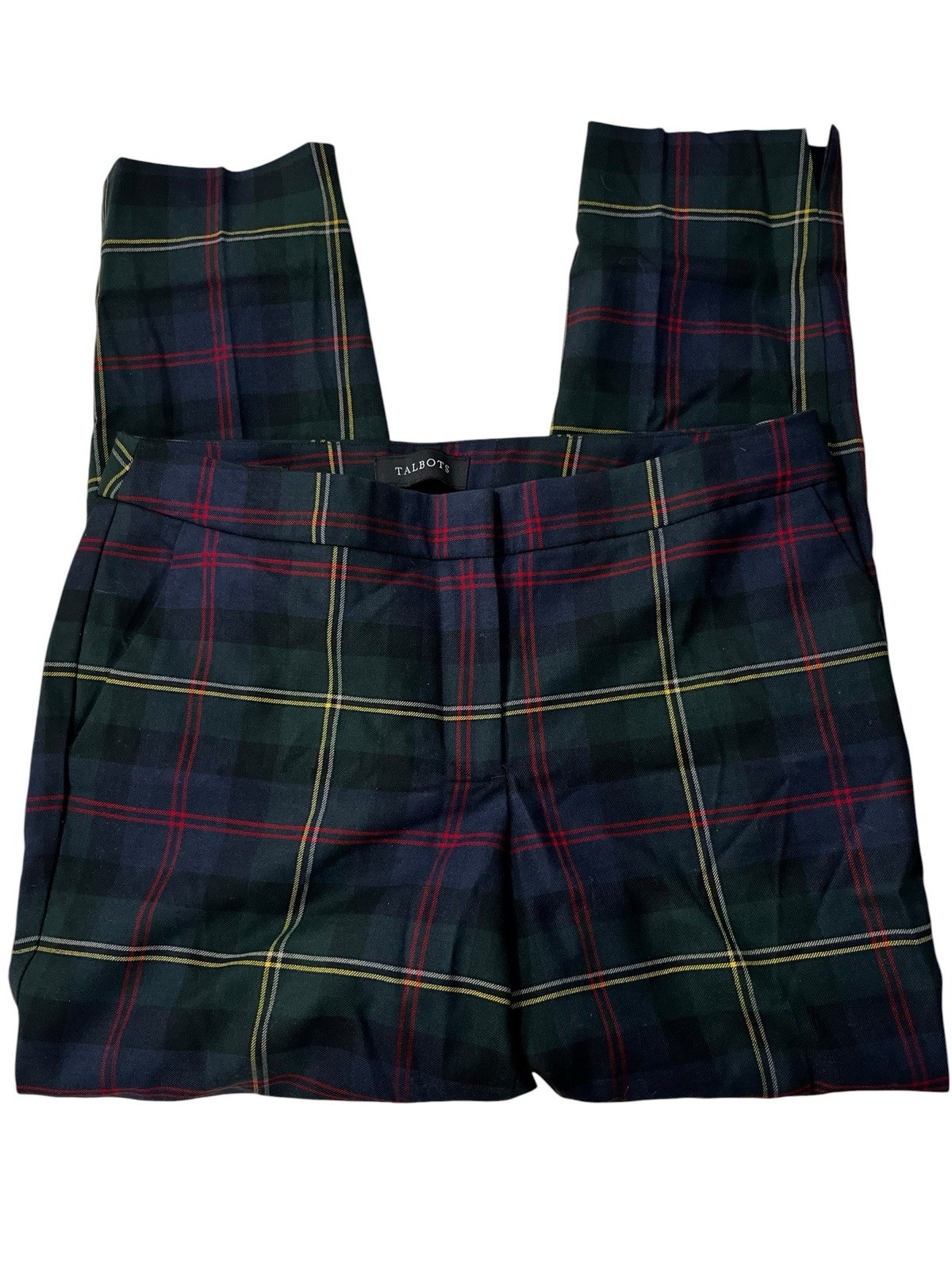 Talbots Hampshire Tartan Ankle lined Pants Women\'s size 6P Talbots Hampshire Tartan Ankle lined Pants Women\'s size 6P