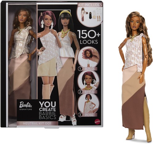 Mattel Collectible - Barbie Signature You Create Barbie Basics Neutral Kit 001 [