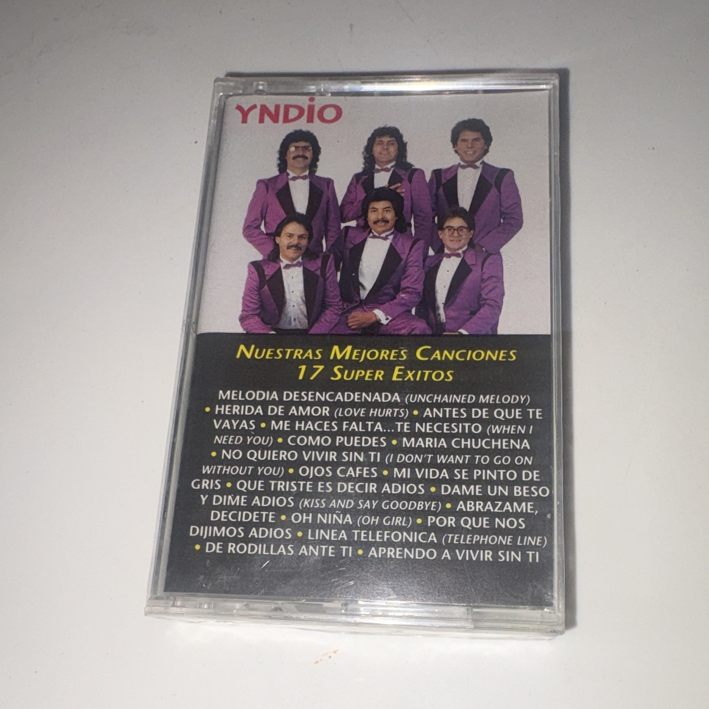 Yndio Nuestras Mejores Canciones 17 Super Exitos Cassette Album Spanish