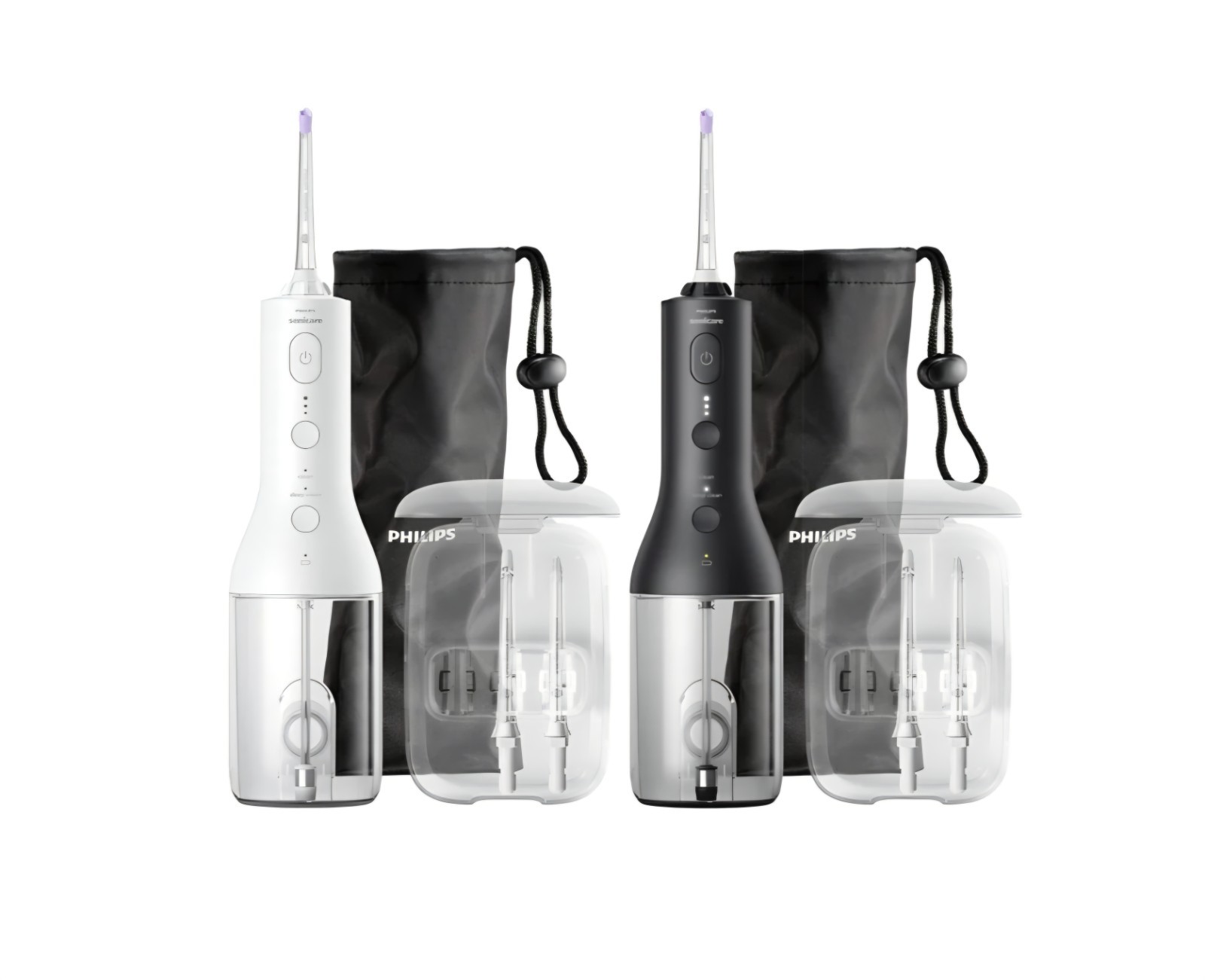 2-Pack Philips Sonicare Cordless Rechargeable Power Water Flosser