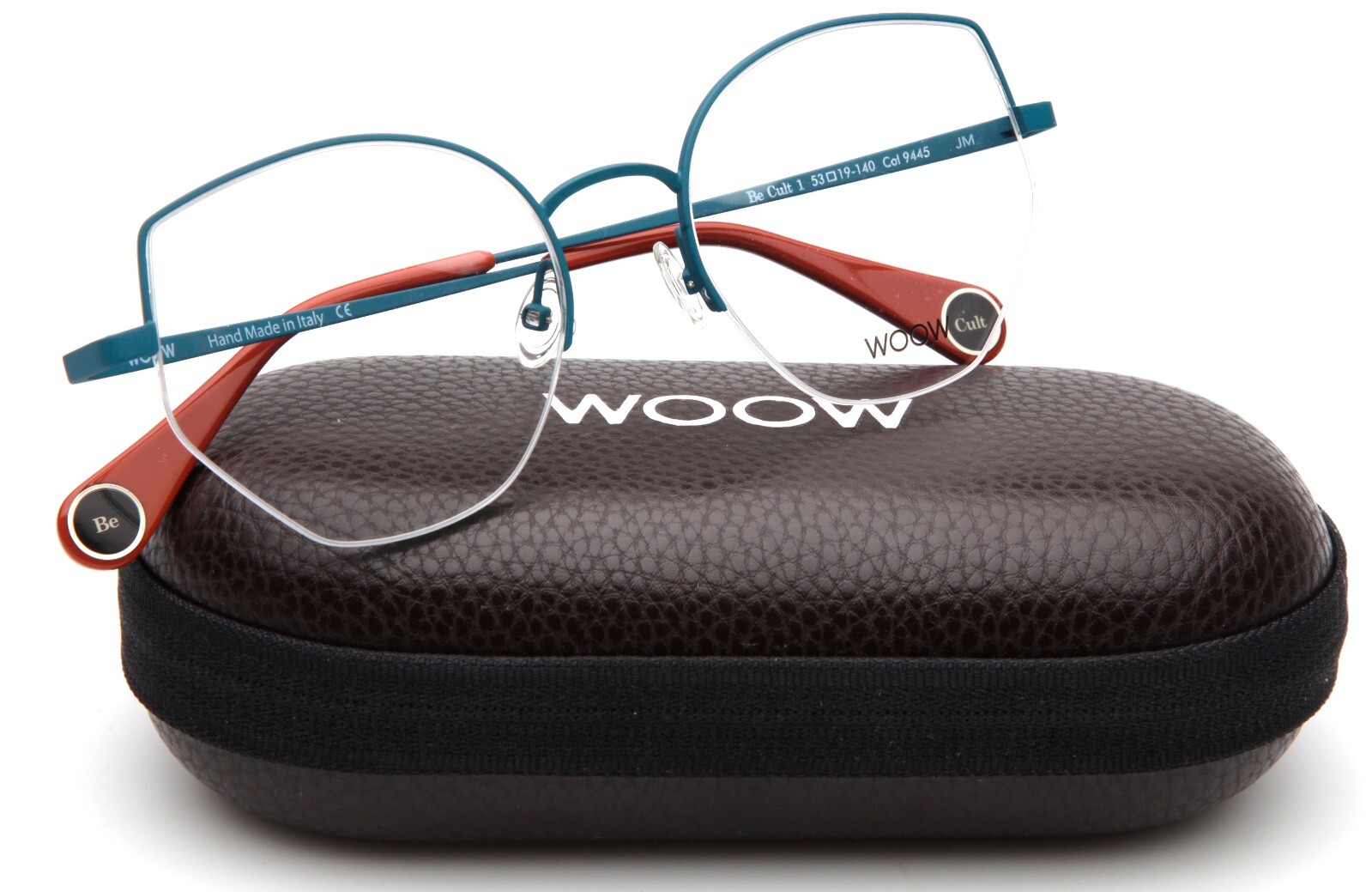 NEW WOOW Be Cult 1 Col 9445 Duck Blue EYEGLASSES 53-19-140 B50mm