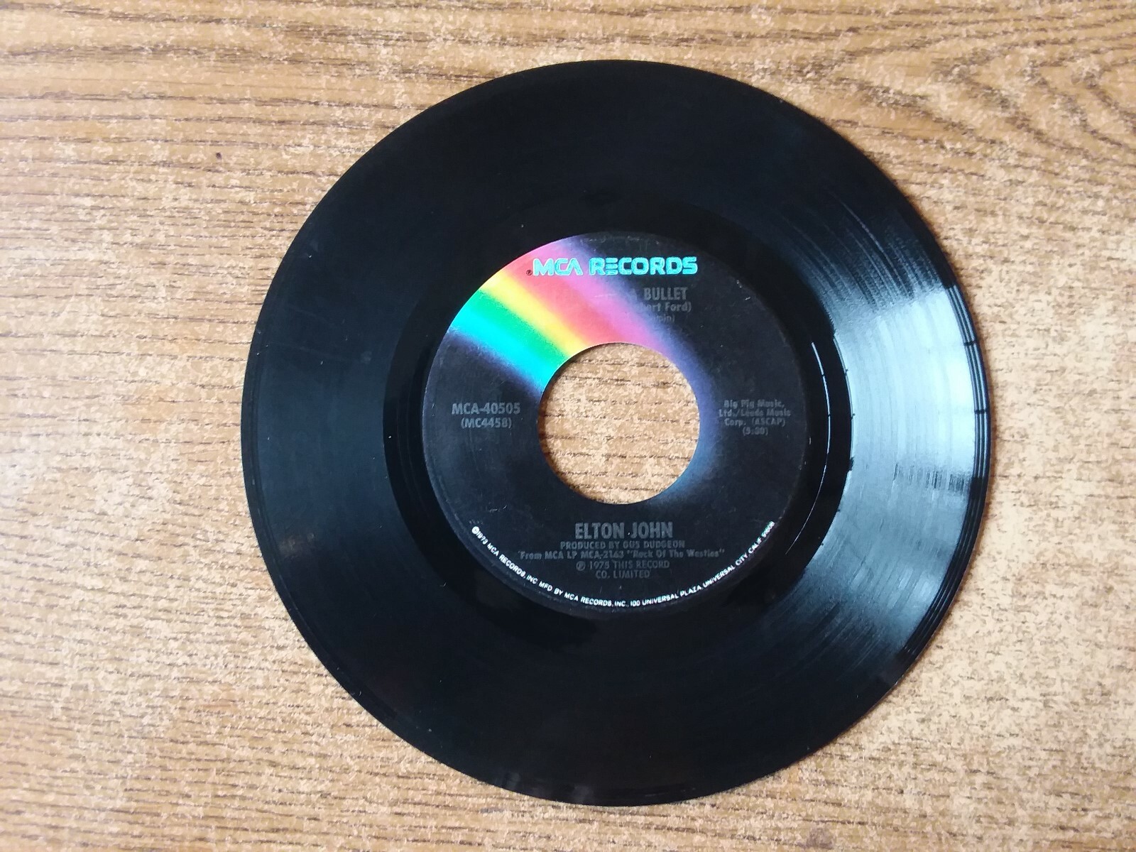 1980S VG++ ELTON -GROW SOME FUNK OF YOUR OWN/ I FEEL LIKE A BULLET 40505 45