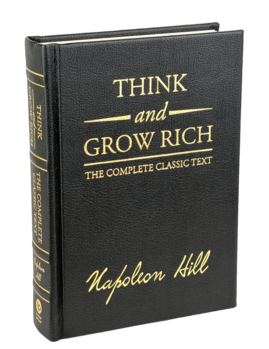 THINK AND GROW RICH by Napoleon Hill Deluxe Leather Bound Edition *Brand NEW*