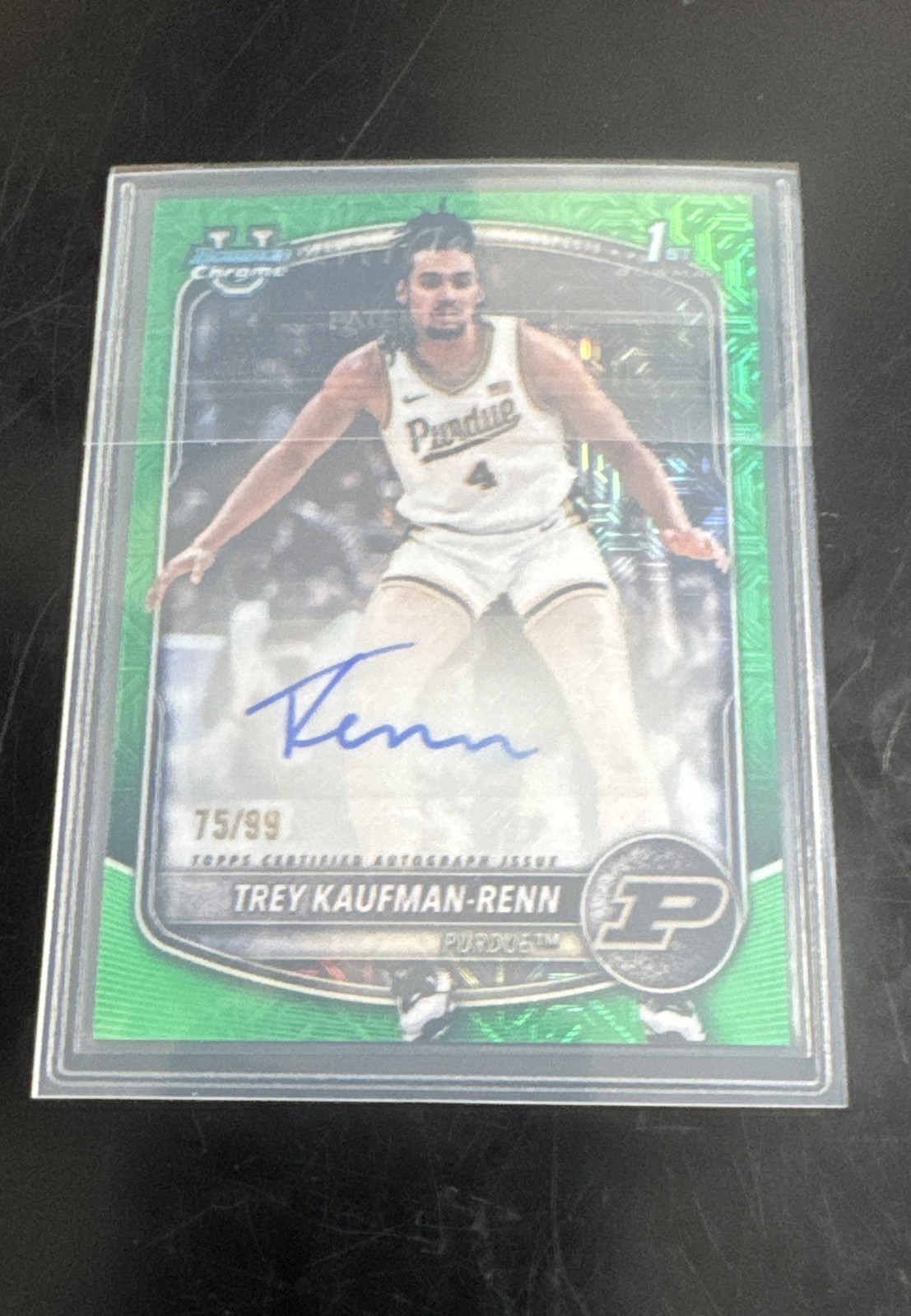 2025-26 Bowman - Chrome Prospect Autographs Trey Kaufman-Renn #CPA-TK Green... 2025-26 Bowman - Chrome Prospect Autographs Trey Kaufman-Renn #CPA-TK Green...