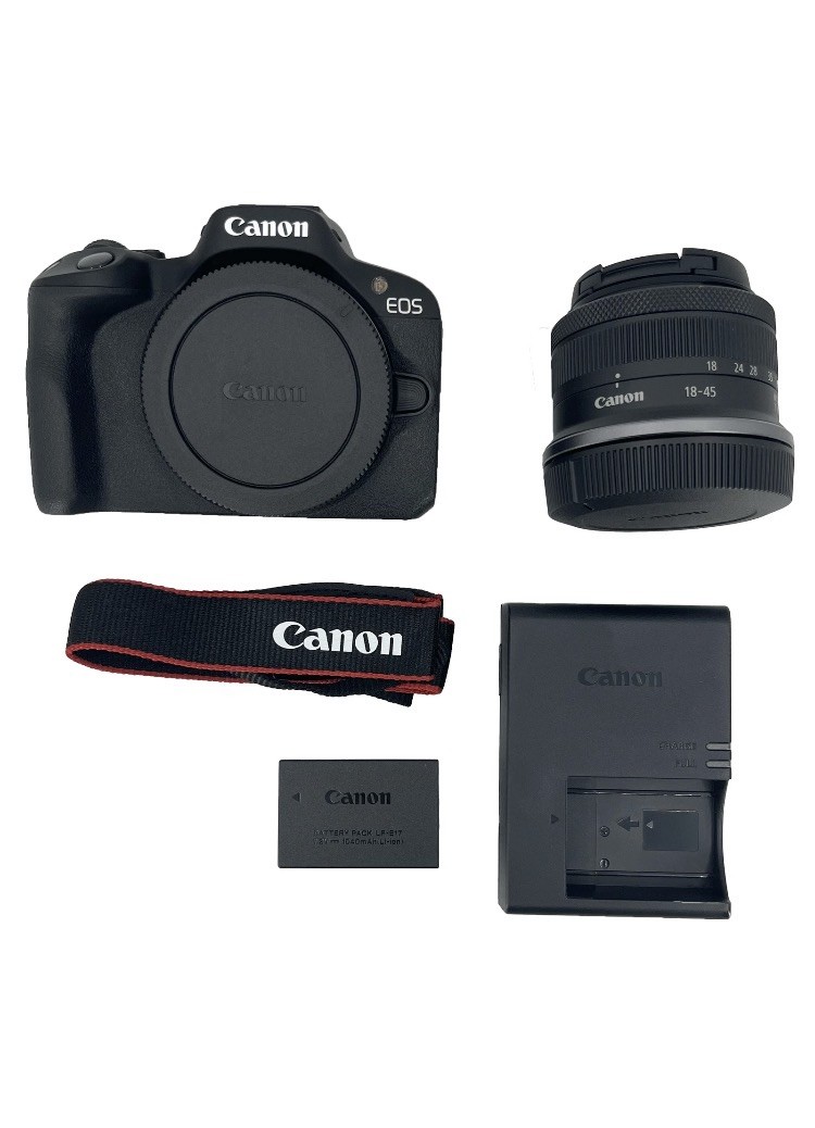 Canon EOS R50 Mirrorless Camera RF-S 18-45mm Lens Kit 24.2MP 4K Vlogging NEW