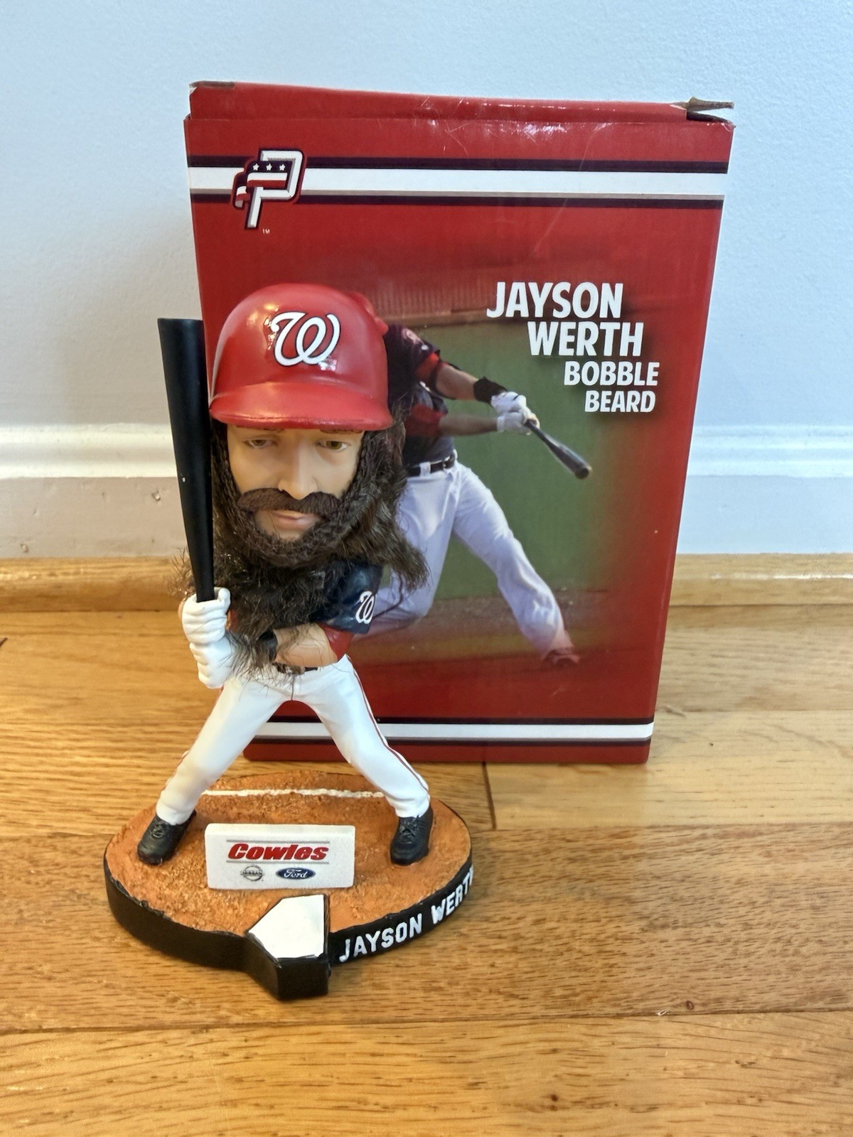 Washington Nationals Potomac Bobblehead Jayson Werth 2014 SGA Bobble Beard Washington Nationals Potomac Bobblehead Jayson Werth 2014 SGA Bobble Beard