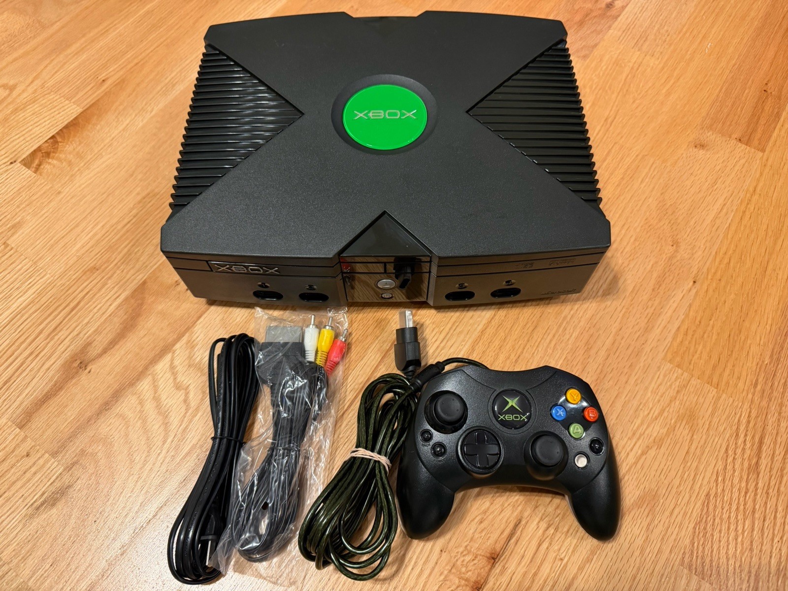 Original Xbox Console, Controller, Cables - Recapped, Serviced, Cleaned & Tested