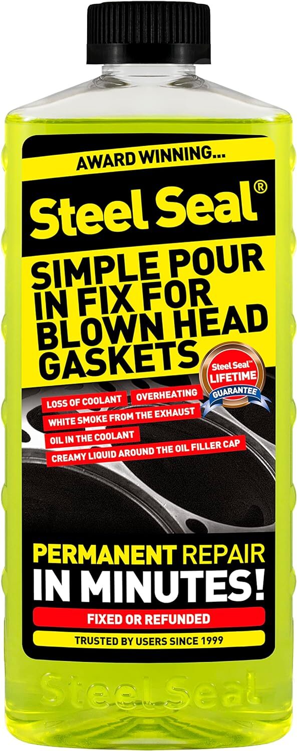 Steel Seal Head Gasket Sealer Permanent Repair For 4 Cylinder Engines Steel Seal Head Gasket Sealer Permanent Repair For 4 Cylinder Engines
