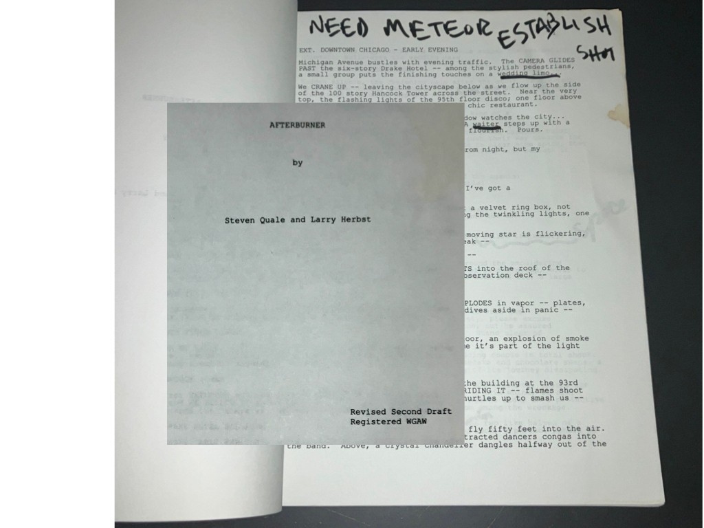 FINAL DESTINATION 5 Director Steven Quale Unmade Meteor Disaster Screenplay +++