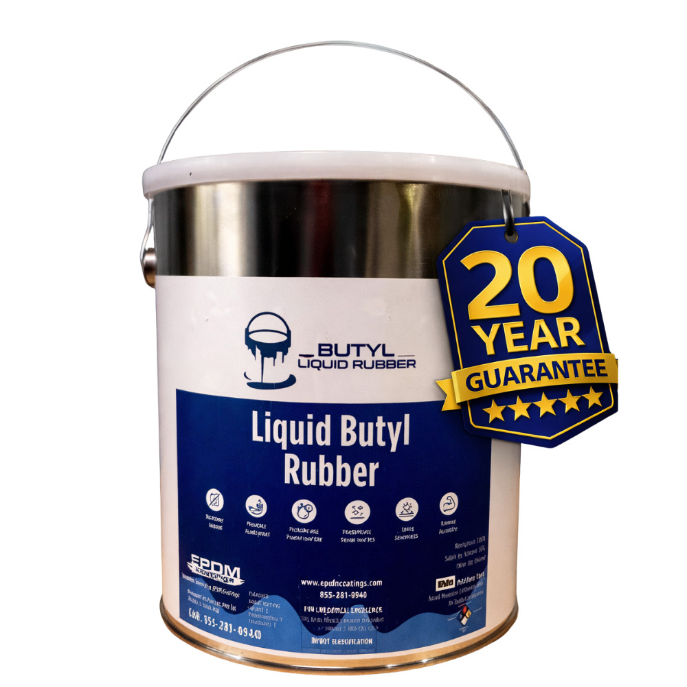 Best Epdm Roof Sealant coating 1 Gal white – Waterproof, UV Resistant Cov-50Sq