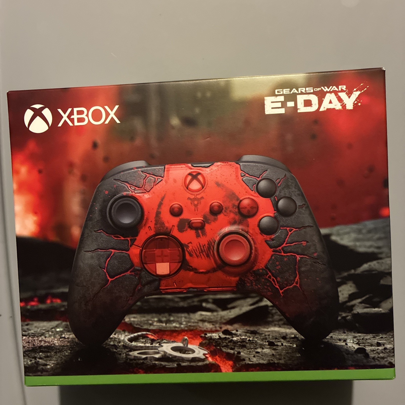 Gears of War E-Day Limited Edition Xbox Wireless Controller SHIPS NOW BAD BOX