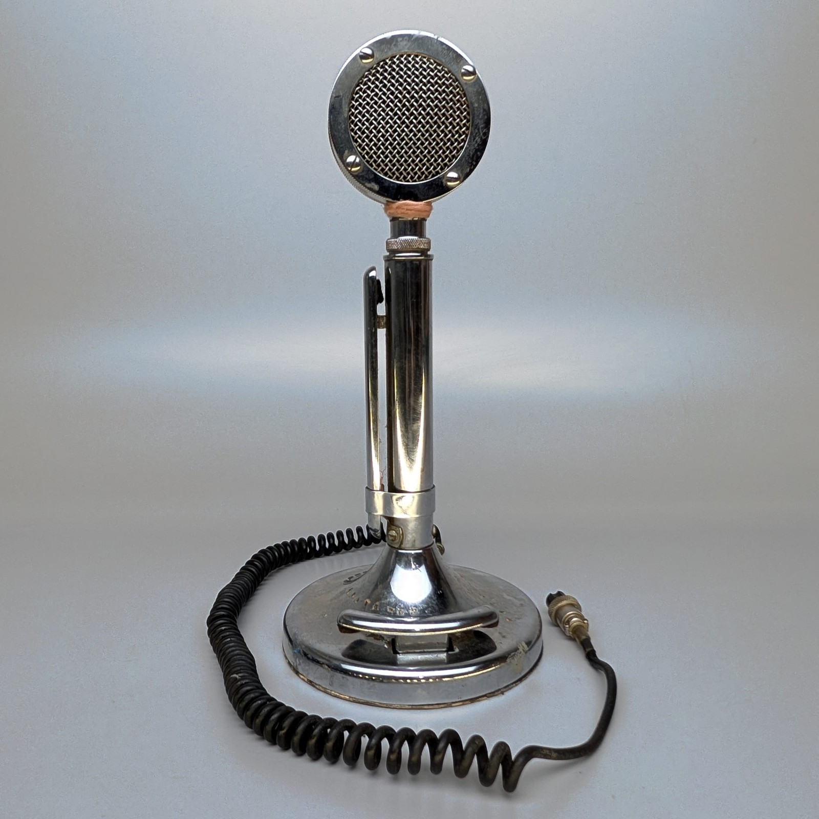 Astatic Silver Eagle Microphone Vintage CB Radio Base 5-Pin Used Untested ⚡